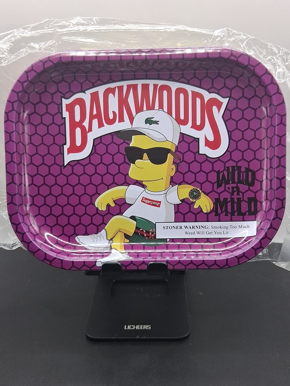 Purple Rolling Tray by